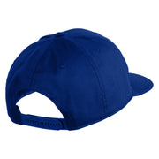 US Navy Retired Patched Solid Cotton Twill Cap - Royal OSFM