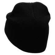 Vietnam Embroidered 8 Inch Short Beanie - Black OSFM