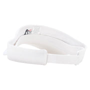 Pool Player Embroidered Brushed Sports Visor - White OSFM