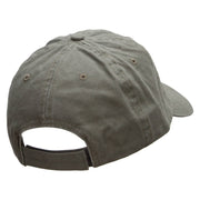 Zero Lucks Given Embroidered Low Profile Dyed Cotton Twill Cap