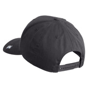 USSF Gold Letter Embroidered Retro Cotton Blend Snapback Cap - Charcoal OSFM
