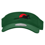 Pool Player Embroidered Brushed Sports Visor - Forest OSFM