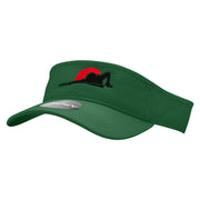 Pool Player Embroidered Brushed Sports Visor - Forest OSFM