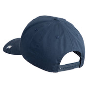 USSF Gold Letter Embroidered Retro Cotton Blend Snapback Cap - Navy OSFM