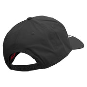 Police Retired Embroidered Solid Cotton Twill Prostyle Cap - Black OSFM