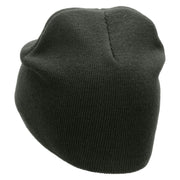 Vietnam Embroidered 8 Inch Short Beanie - Dk-Grey OSFM