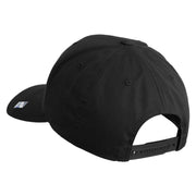 USSF Gold Letter Embroidered Retro Cotton Blend Snapback Cap - Black OSFM