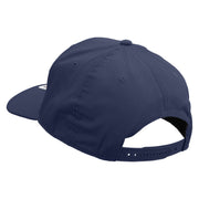 Police Retired Embroidered Solid Cotton Twill Prostyle Cap - navy OSFM