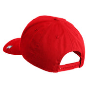 USSF Gold Letter Embroidered Retro Cotton Blend Snapback Cap - Red OSFM