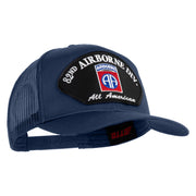 82nd Airborne Division All Americans Patched Solid Cotton Twill Mesh Prostyle Cap - Navy OSFM