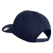 Retired US Navy Patched Solid Cotton Twill Cap - Navy OSFM