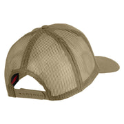 82nd Airborne Division All Americans Patched Solid Cotton Twill Mesh Prostyle Cap - Khaki OSFM