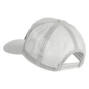 82nd Airborne Division All Americans Patched Solid Cotton Twill Mesh Prostyle Cap - White OSFM
