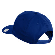 Retired US Navy Patched Solid Cotton Twill Cap - Royal OSFM