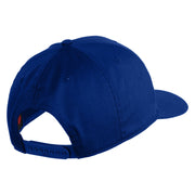 Retired US Navy Patched Solid Cotton Twill Cap - Royal OSFM