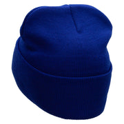 Floating Gift Embroidered 12 Inch Long Knitted Beanie - Royal OSFM