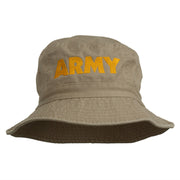 US Army Embroidered Pigment Dyed Bucket Hat