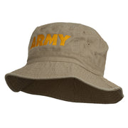 US Army Embroidered Pigment Dyed Bucket Hat