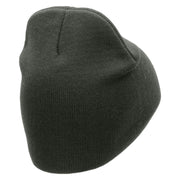 Malaysia Embroidered 8 Inch Short Beanie - Dk-Grey OSFM