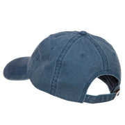 Guinea Map Flag Embroidered Washed Cap