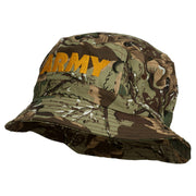 US Army Embroidered Pigment Dyed Bucket Hat