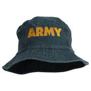 US Army Embroidered Pigment Dyed Bucket Hat