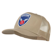 11th Airborne Military Patched Mesh Cap