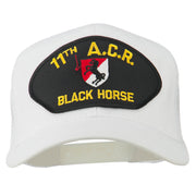 11th ACR Black Horse Patched Mesh Cap