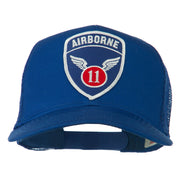 11th Airborne Military Patched Mesh Cap