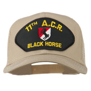 11th ACR Black Horse Patched Mesh Cap