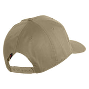 Navy USN Veteran Patched Solid Cotton Twill Cap - Khaki OSFM