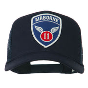 11th Airborne Military Patched Mesh Cap