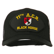 11th ACR Black Horse Patched Mesh Cap