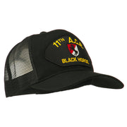 11th ACR Black Horse Patched Mesh Cap