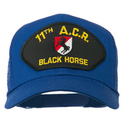 11th ACR Black Horse Patched Mesh Cap