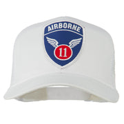 11th Airborne Military Patched Mesh Cap