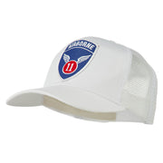 11th Airborne Military Patched Mesh Cap