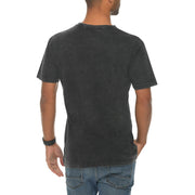 Ninja Logo Embroidered Unisex Lane Seven Ring Spun Cotton Vintage Short Sleeve Crewneck Tee Shirt - Vintage-Black XS