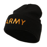 Military Embroidered Beanie