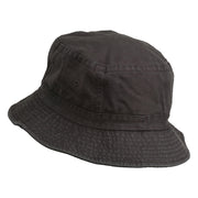 Fly Fishing Embroidered Washed Cotton Bucket Hat