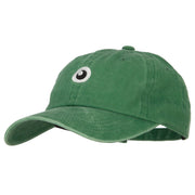 Monster Eye Ball Embroidered Unstructured Cotton Cap