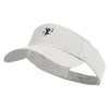 Dance Icon Embroidered Cotton Twill Sun Visor