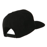 Brave Embroidered Flat Bill Cap