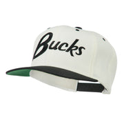 Bucks Embroidered Flat Bill Cap