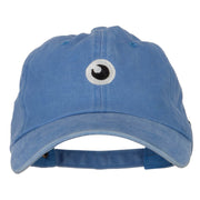 Monster Eye Ball Embroidered Unstructured Cotton Cap