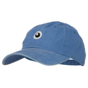 Monster Eye Ball Embroidered Unstructured Cotton Cap