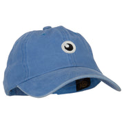 Monster Eye Ball Embroidered Unstructured Cotton Cap