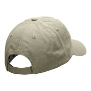 Sunflower Head Embroidered Low Profile Dyed Cotton Twill Cap