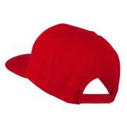 Brave Embroidered Flat Bill Cap