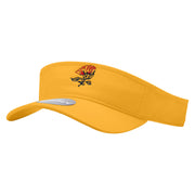 Magical Rose Embroidered Brushed Sports Visor - Yellow OSFM